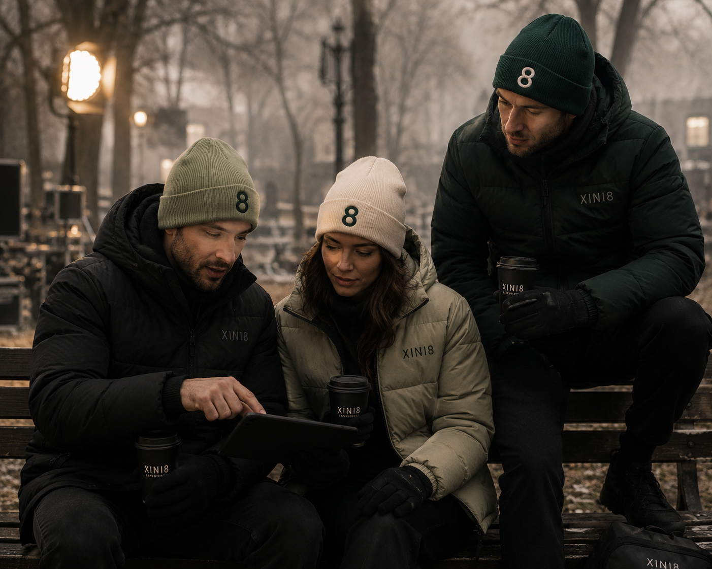 XINI8 Beanie — scene