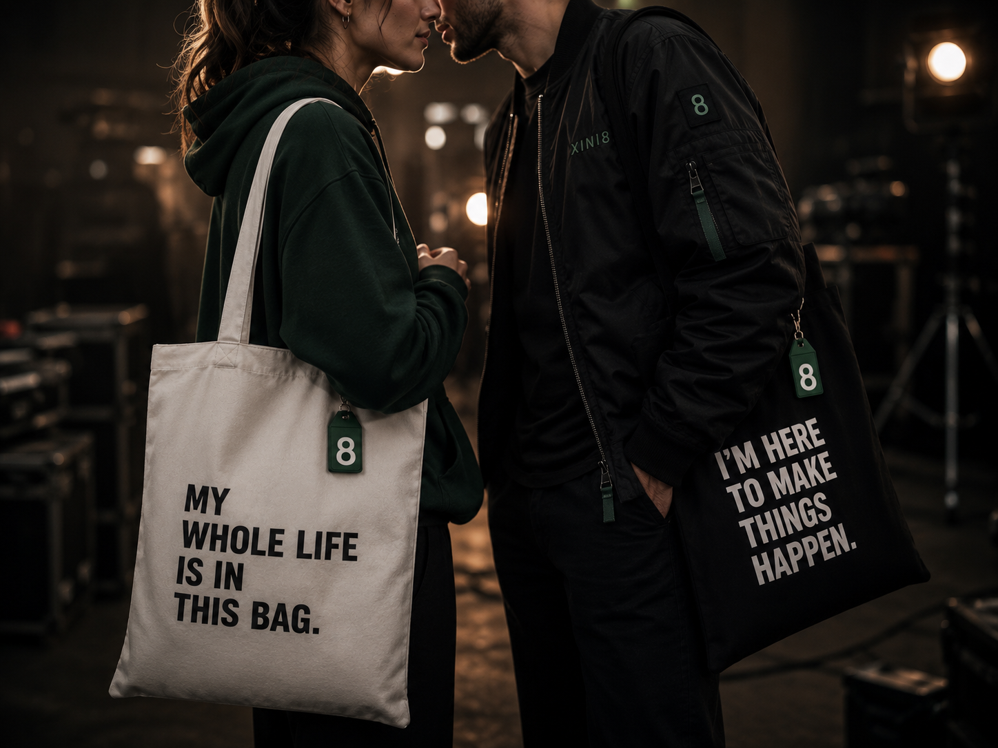 THE STATEMENT TOTE — scene