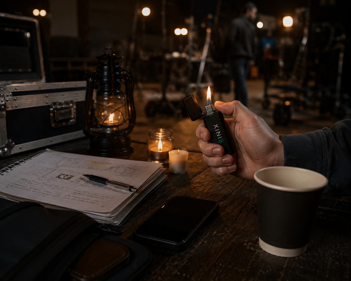 THE LIGHTER — scene